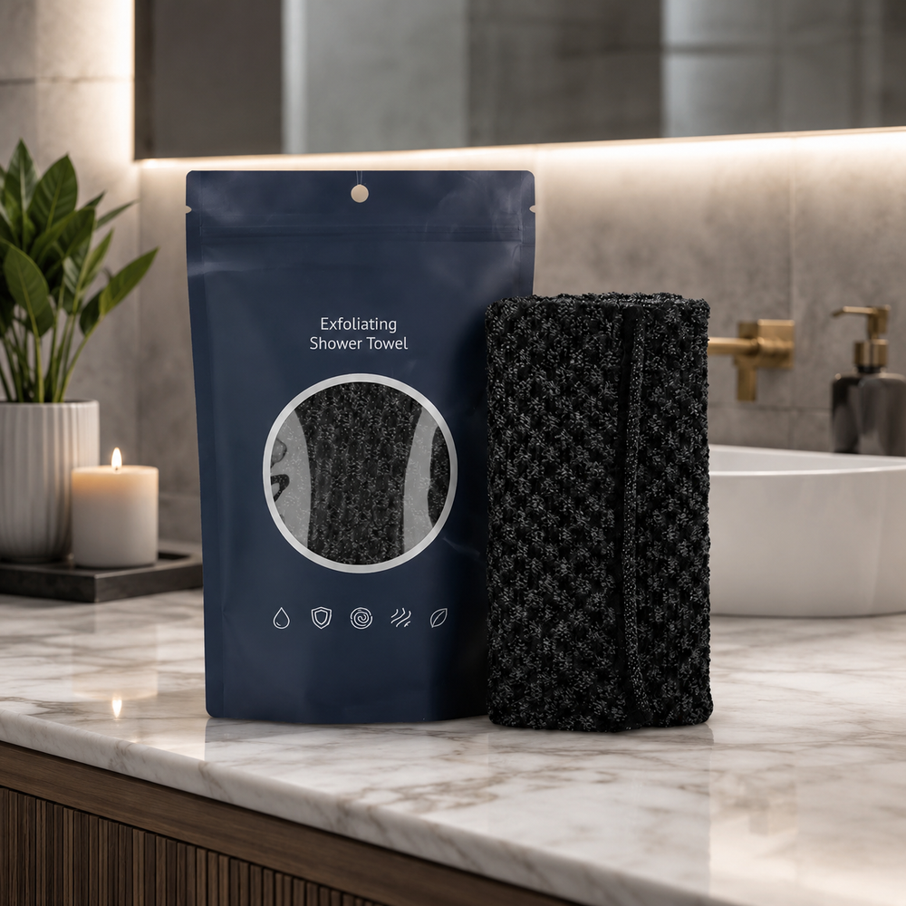 Lumavita™ Japanese Exfoliating Towel - Blue