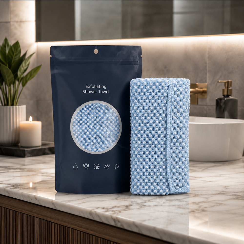 Lumavita™ Japanese Exfoliating Towel - Blue