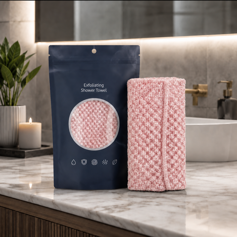 Lumavita™ Japanese Exfoliating Towel - Blue